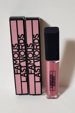 2 x LIPSTICK QUEEN Famous Last Words Lip Gloss Makeup ~ SO LONG ~  0.14 fl oz