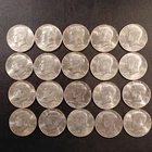 Kennedy Half Dollars. 1976 (P &D) Bicentennials. Full Roll (20).  Nice Condition