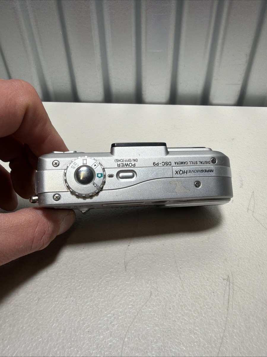 Sony Cyber-shot DSC-P9 4.0MP Digital Camera - Silver for sale