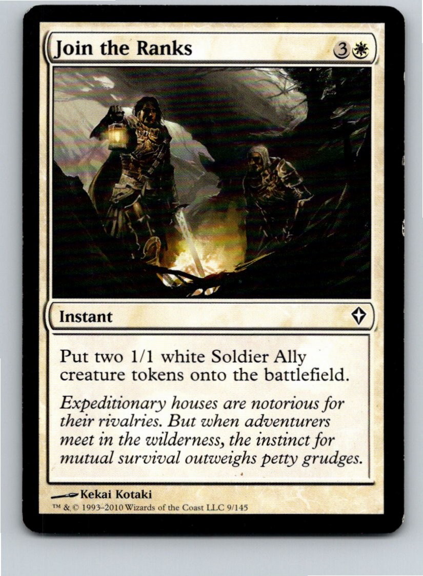 Magic the Gathering Join the Ranks Worldwake MTG Free Shipping!