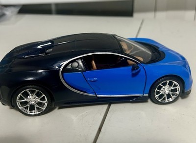 Bugatti Chiron, Maisto, Diecast Scale 1/34 - Blue