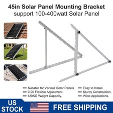 45in 1 Set Solar Panel Mounting Bracket Ground Mount Kit for RV Roof Adjustable