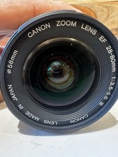 Canon EF 28-80mm f/3.5-5.6 III USM Black Lens Tested Working