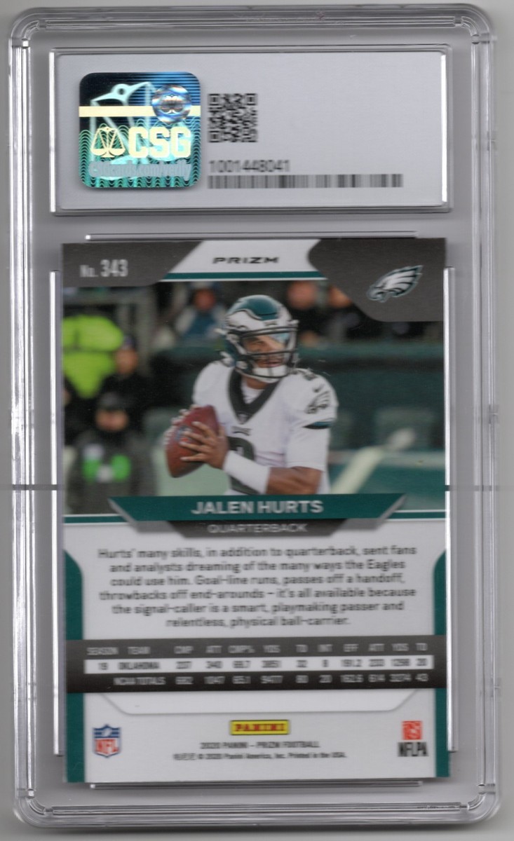 2020 Panini Prizm - Rookie Jalen Hurts #343 Red White & Blue Prizm