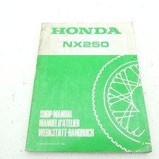 Original Honda NX 250 Dominator Werkstatthandbuch Reparaturanleitung C6632