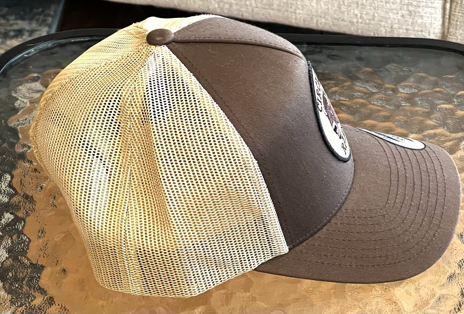 Circle K Ranch Patch Trucker Hat Cap Snapback Mes… - image 2