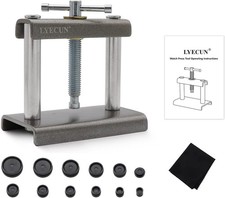 LYECUN Watch Press Tool, Crystal Press, Back Case Closer for Closing the...