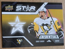 2022-23 Upper Deck Credentials First Star of the Night Sidney Crosby #1S-10