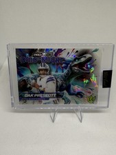 Dak Prescott 1/1 Wild Card Dino-Might Pro-Look SSP Cowboys Rare Insert￼