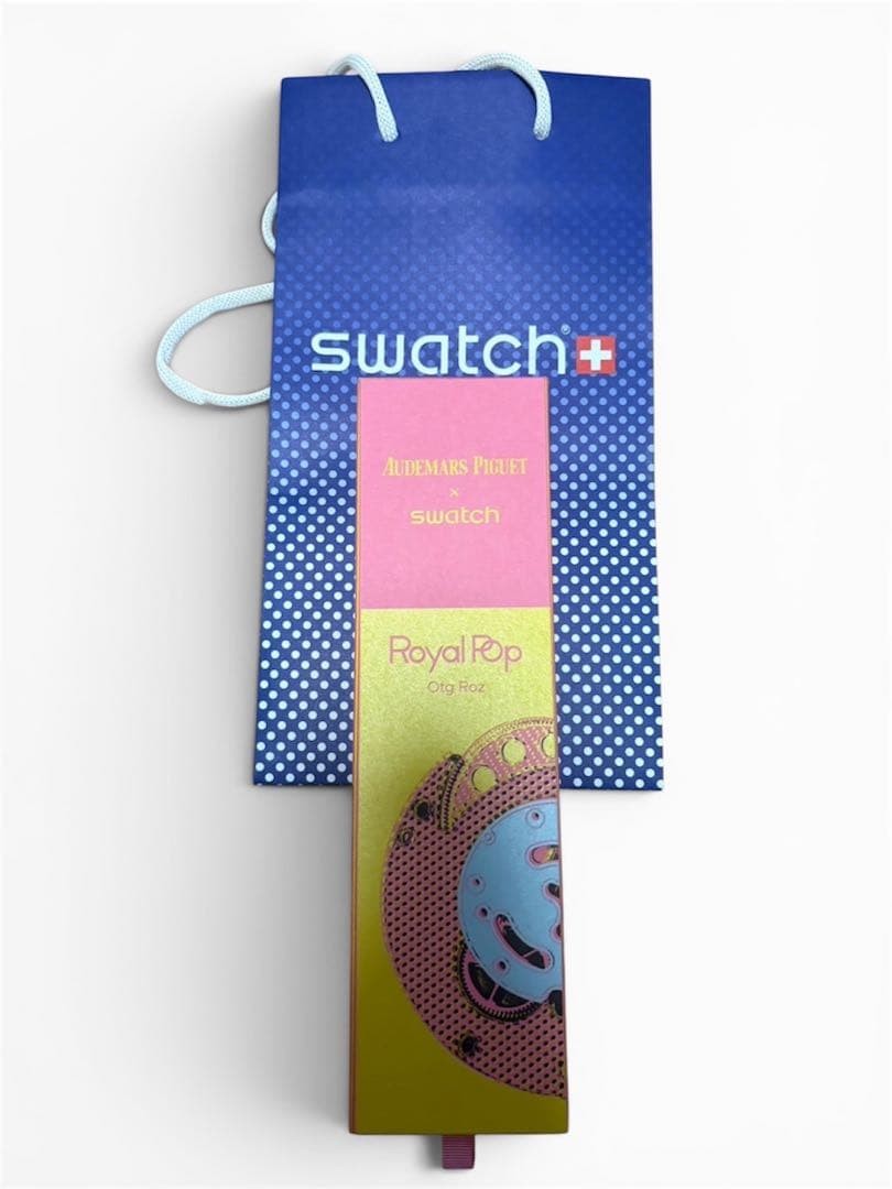Swatch × AUDEMARS PIGUET Royal Pop Pocket Watch Roz Pink/Yellow