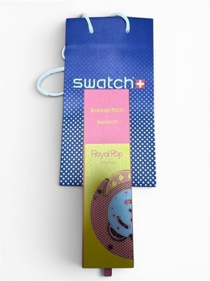 Swatch × AUDEMARS PIGUET Royal Pop Pocket Watch Roz Pink/Yellow
