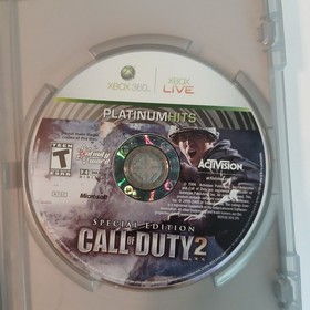 Call of Duty 2 Special Edition Platinum Hits Xbox 360 Bonus DVD CIB w/Manual