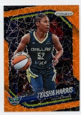 2025 Panini Prizm WNBA Orange Velocity Prizm Tyasha Harris #130 1tj9