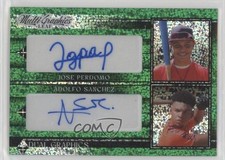 2023 Leaf Eclectic Green Metalized Sparkles 1/5 Jose Perdomo #MDG-17 Auto 1cx3