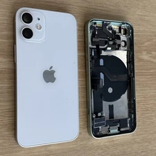 iPhone 12 Mini Silver White Back Housing Replacement Original OEM Apple Grade AB