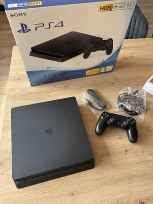 Sony PlayStation 4 Slim 1TB Spielkonsole - Schwarz (CUH-2016B) Ink OVP Neuwertig