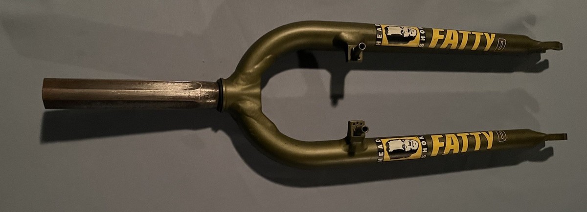 Vintage 90's Cannondale Fatty Headshok Fatty D Forks -Army Green