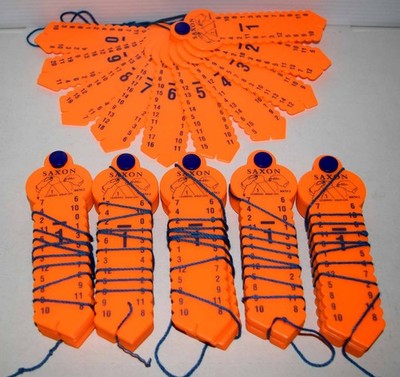 Lot of 6 - Saxon Math 2 Learning Wrap-Ups FREE SHIPPING !!!