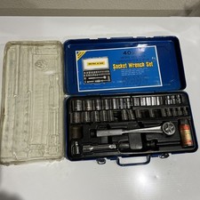 Williams Incomplete Sae Metric Set 38 Drive Ratchet B-52 Sockets Case Japan