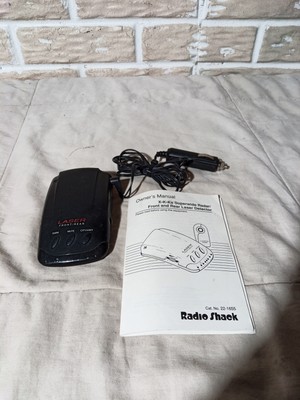 Radio Shack Laser X-K-Ka-L Superwide Radar Detector Tested Working Vintage