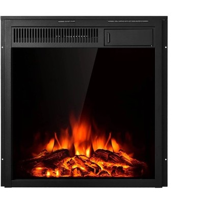 22.5-Inch Electric Fireplace Inserts, 1500W Wall Recessed and Freestanding Decor