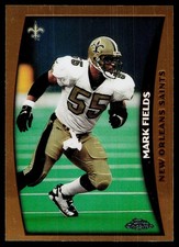 1998 Topps Chrome Mark Fields #83 New Orleans Saints