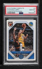 2016-17 Panini Complete Complete Players Stephen Curry #3 PSA 10 GEM MT 2d8