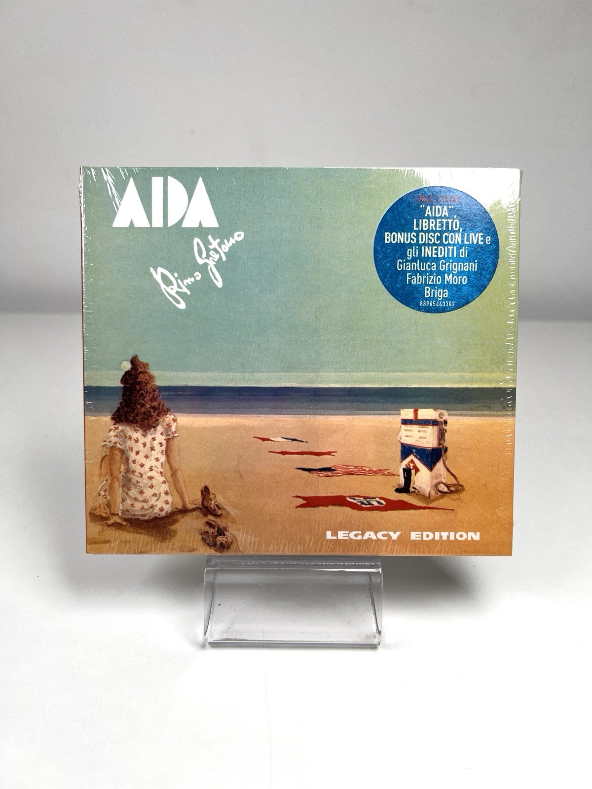 RINO GAETANO AIDA (LEGACY EDITION) EDIZIONE DIGIPACK 2 CD NUOVO SIGILLATO ✅