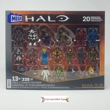 Mega Construx Bloks HALO 2 Character Pack Action Figure Set Mattel Building Kit