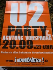 Konzertposter U2 Party Achtung Vorsprung Tourplakat Vintage A1 Poster 81