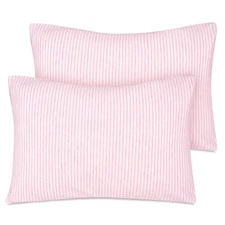 Organic Cotton Toddler Pillowcase/Travel Pillowcase Pack of 2 Set 13x18 Inche...