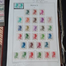 Lot timbres France oblitérés 1976-1980 Marianne Aviation Espace UNESCO
