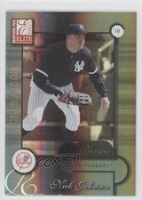 2001 Donruss Elite Rookie 606/1000 Nick Johnson #170 0o0