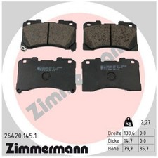 Satz Bremsbeläge Bremsklötze vorne für Toyota Yaris P21 | 977733