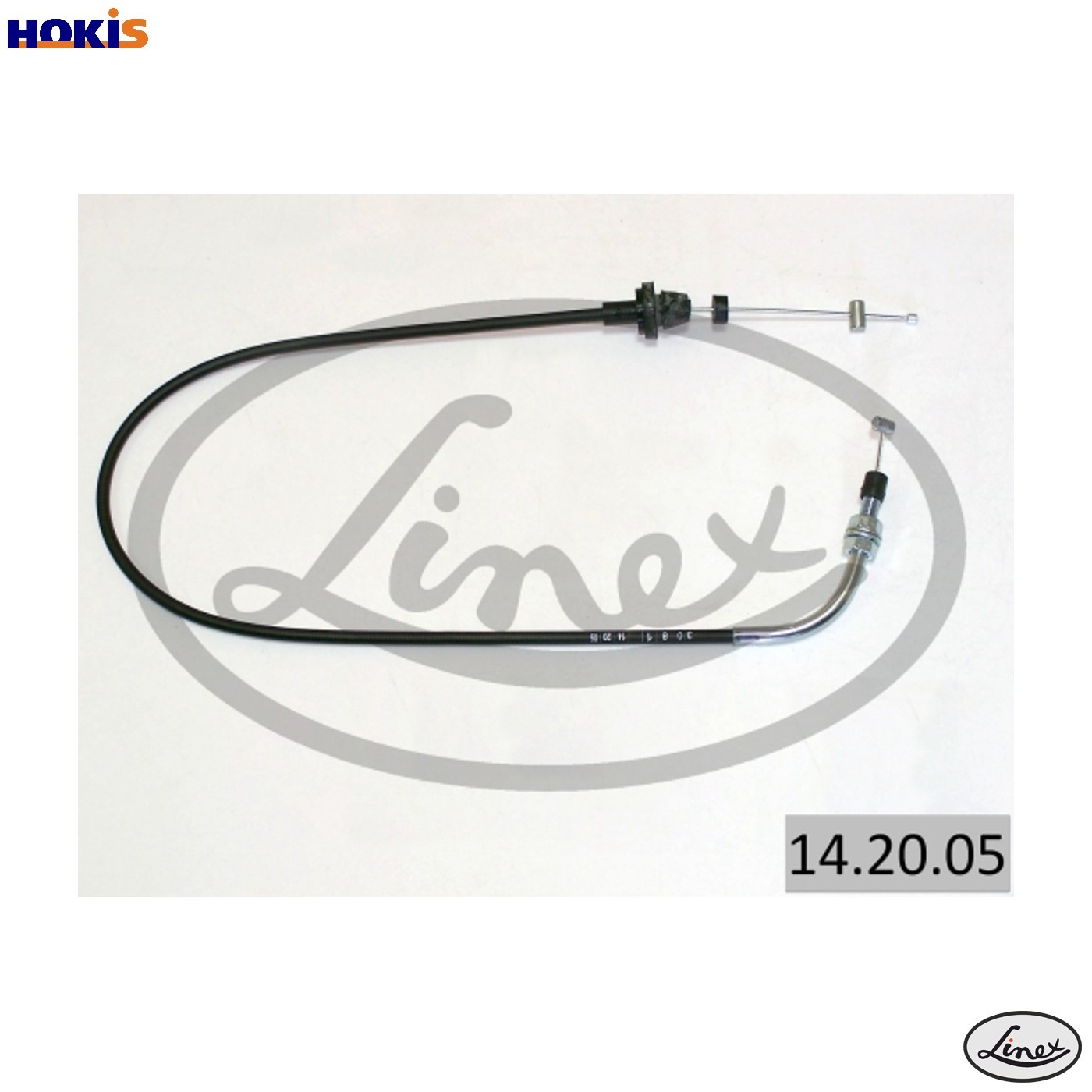 ACCELERATOR CABLE 14.20.05 FOR FIAT SEICENTO/600/Hatchback/Van 1.1L 4cyl