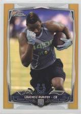 2014 Topps Chrome Gold Refractor 31/50 Loucheiz Purifoy #137 2r7