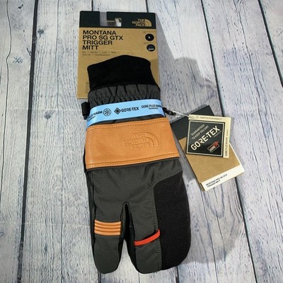 The North Face Montana Pro SG GTX Gore-Tex Trigger Ski Mittens Black Size Large