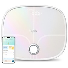 Etekcity Smart Rechargeable Scale for Body Weight, BMI, Fat, Muscle Mass, FSA