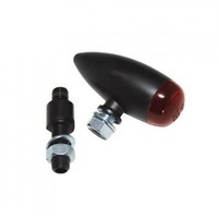 Highsider Motorrad LED RüCklicht Micro-Bullet Schwarz/Rot E-GeprüFt (1Stck)