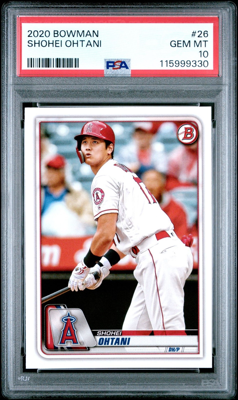 2020 Bowman SHOHEI OHTANI #26 PSA 10 GEM MT view 9