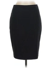 Moda International Women Black Formal Skirt 6