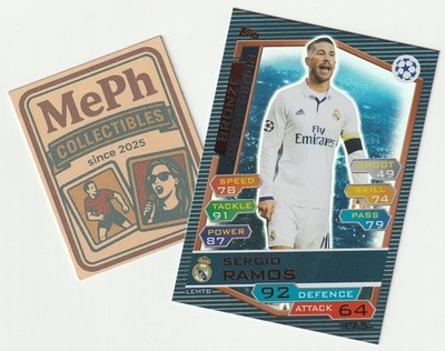 Sergio Ramos Limited Edition Bronze LEMTB 2016-17 Topps Match Attax UCL Madrid