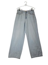 Universal Thread Relaxed Fit Wide Leg Jeans Womens Size 6/28R Sky Blue Denim 90s