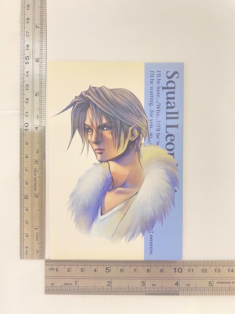 Squall Leonhart Final Fantasy Ⅷ Limited Postcard Square Light