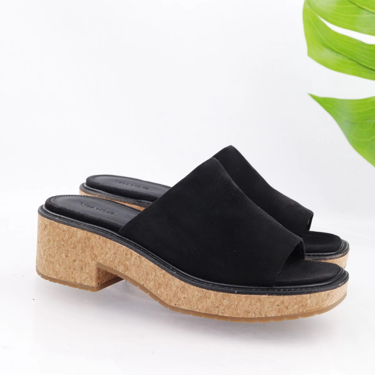 Vince Duke sandals black suede almost new Glyn Leather Sandal in Vince Products Women | Vince main image 2