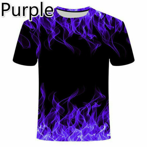 Herren Freizeit Hoodie 3D-Druck Flamme Hoodie Mantel Sweatshirt T-Shirt - Bild 23 von 23