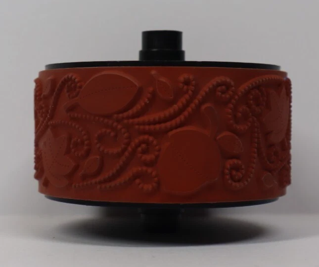 Estampación de goma alrededor de 1" rueda PUNTOS DE OTOÑO otoño floral bellota Foto 2 de 3