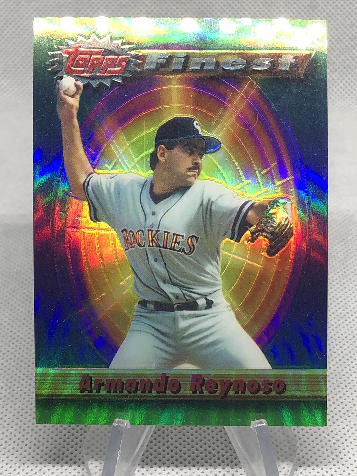 Armando Reynoso FIN Rookie Card 1994 Finest Refractors #14 Rockies *PWE*