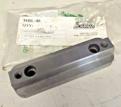 MBL-40 Taper Bar Lock - Male - Shock Resistant S-7 Tool Steel