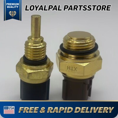 OEM 2PCS NEW Engine Coolant Temperature Sensor Kit For Honda Civic Acura RSX